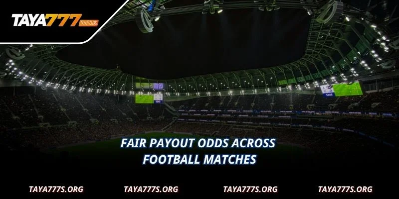 Fair payout odds across football matches
