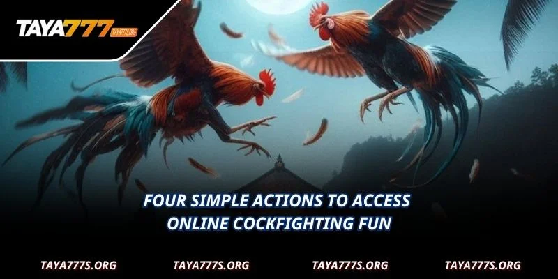 Four simple actions to access online cockfighting fun