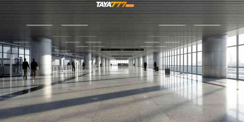 Modern transit facilities inside Istanbul Airport.